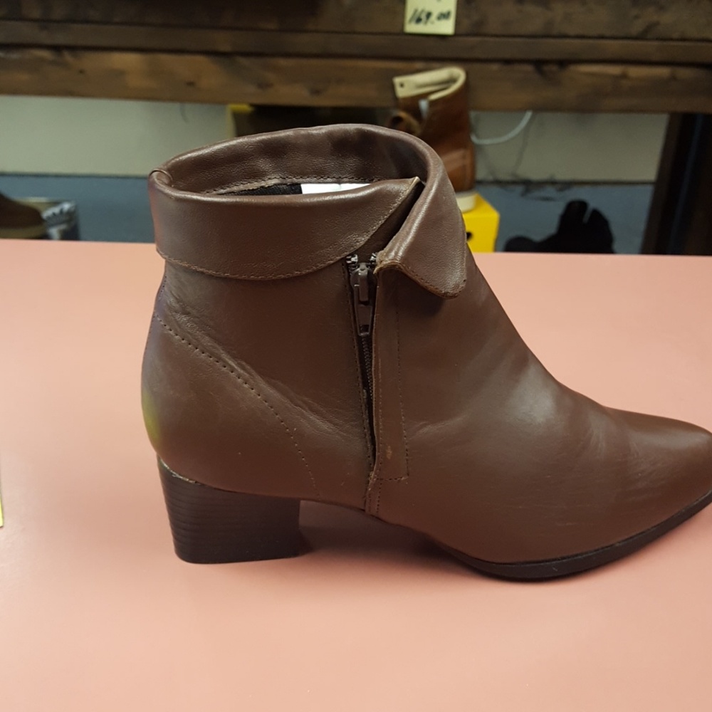 Brown demi boot